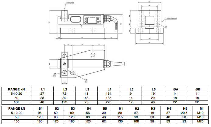 美國NOBEL KIS-9-20KN產品尺寸圖