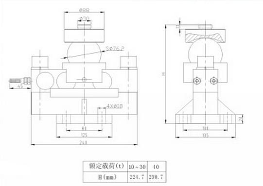 英國OAP QS-D-15T產品尺寸圖